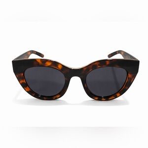 Le Specs Tortoise Cat Eye Sunglasses